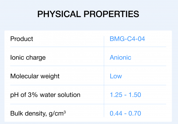 Reagent for oil extraction Biomicrogel<sup>®</sup> BMG-С4-04